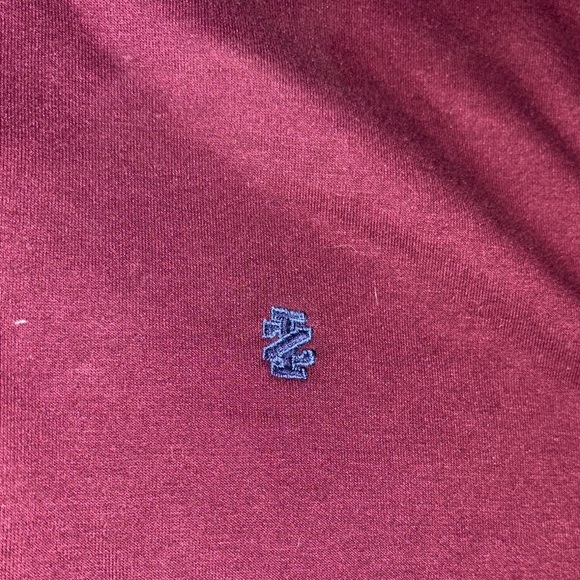 Men's Burgundy I Zod quarter zip Sweater - Picture 2 of 6